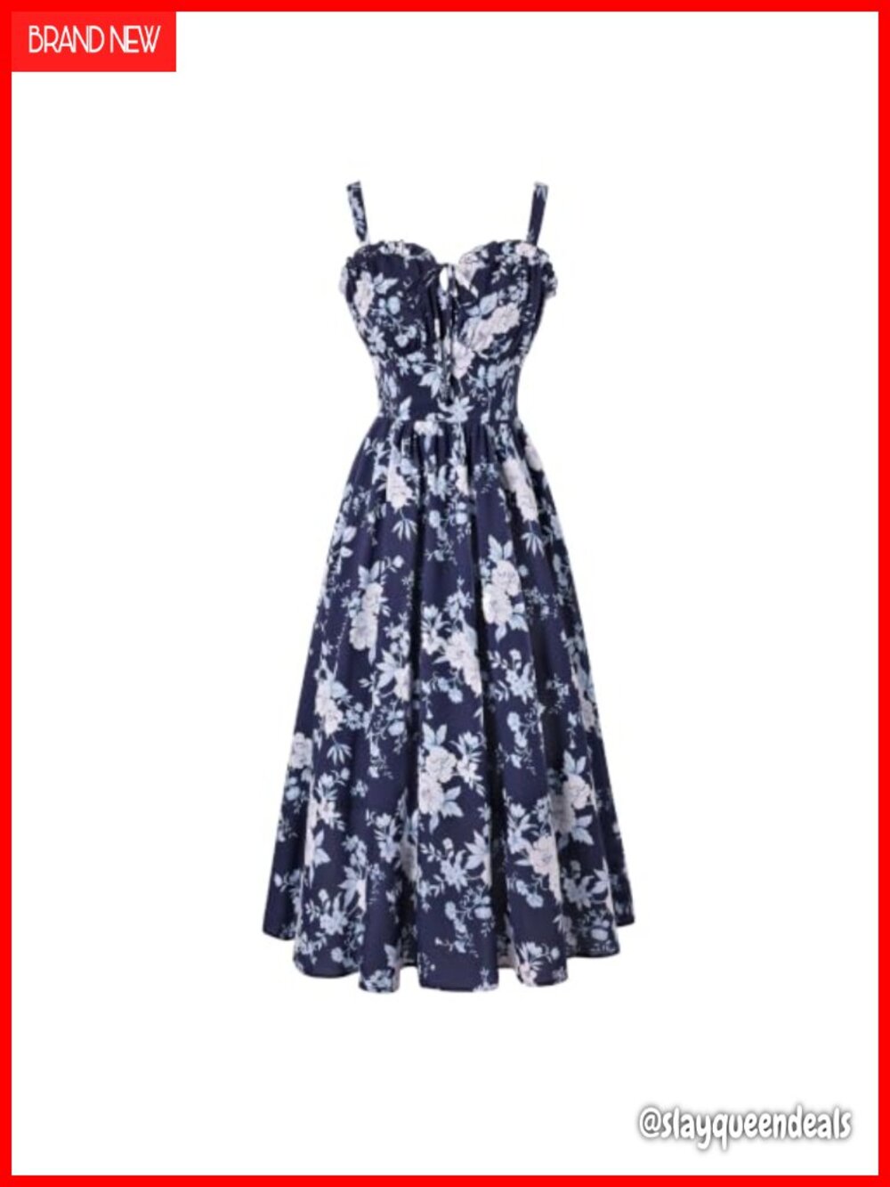 Floral Corset Maxi Dress with Adjustable Straps Ruched Bust